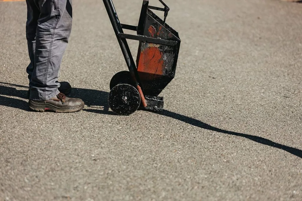Crack Repair - Kansas Asphalt